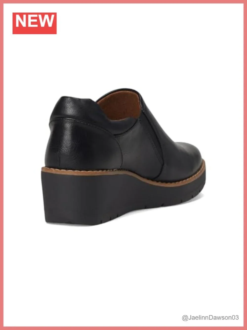 Women's Faux Leather Loafer Flats Slip-On Wedge Comfort Cushion